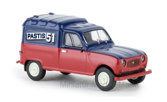 Brekina 14749 Renault R4 Fourgonnette, Partis 51, 1961 1:87