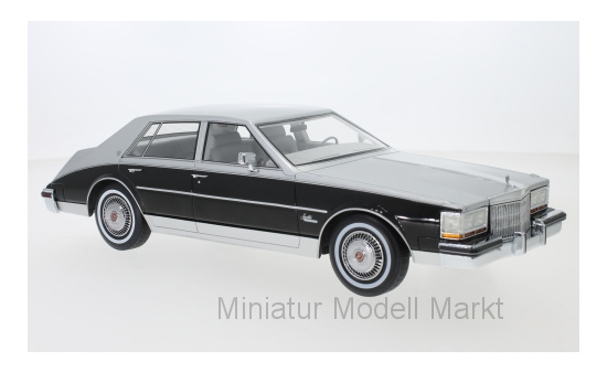 BoS-Models 380 Cadillac Seville, metallic-grau/schwarz, 1980 1:18
