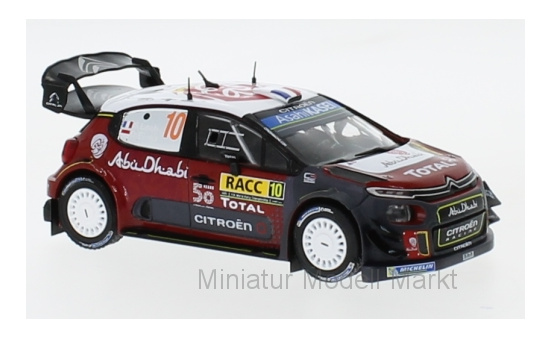 IXO RAM687 Citroen C3 WRC, No.10, Rallye WM, Rallye Catalunya, S.Loeb/D.Elena, 2018 1:43