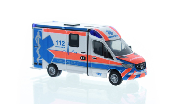 Rietze 76202 System Strobel RTW ´18 Ambulanz Erfurt, 1:87 1:87