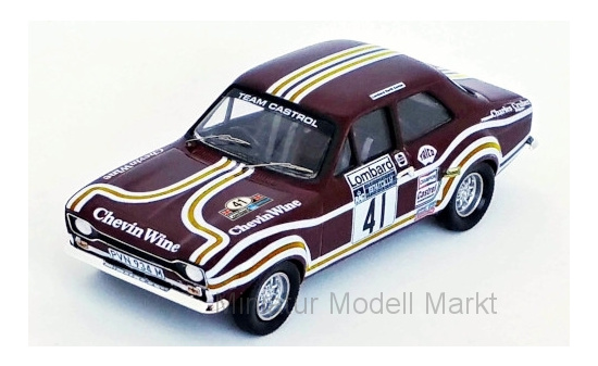 Trofeu RRUK36 Ford Escort MK I , RHD, No.41, Team Castrol, Chevin Wine, Rallye WM, RAC Rallye, T.Drumond/D.Richards, 1974 1:43