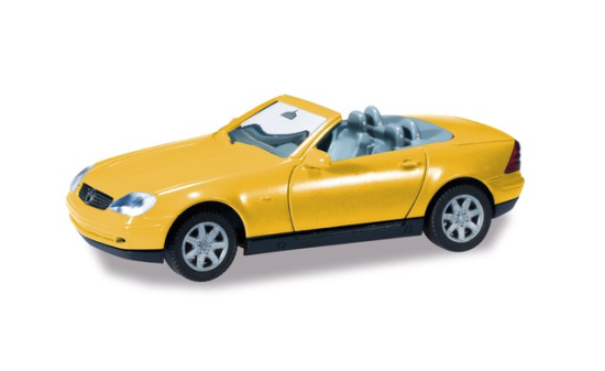 Herpa 012188-005 Herpa Minikit Mercedes-Benz SLK Roadster, gelb - Vorbestellung 1:87