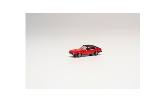 Herpa 420570 Ford Capri II mit Vinyldach, rot 1:87