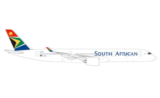 Herpa 534390 South African Airways Airbus A350-900 - Vorbestellung 1:500