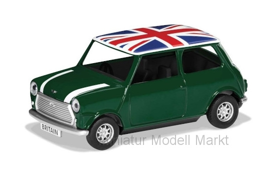 Corgi GS82112 Mini Cooper, grün/weiss, RHD, Union Jack, Best of British 1:36