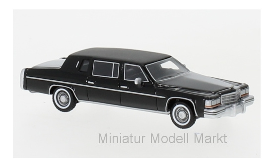 BoS-Models 87660 Cadillac Fleetwood Formal Limousine, schwarz, 1980 1:87