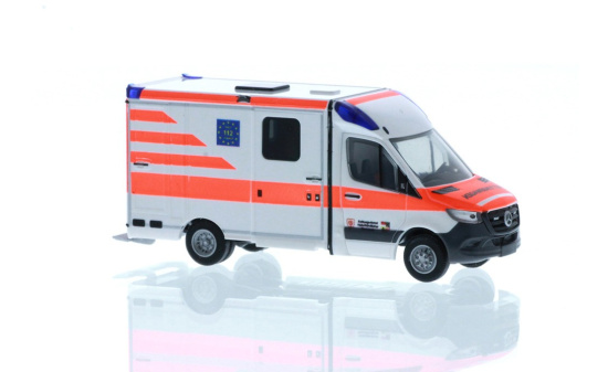 Rietze 76210 System Strobel RTW ´18 Rettungsdienst Halle / Saale, 1:87 1:87