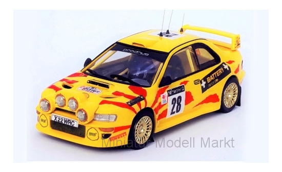 Trofeu RRUK38 Subaru Impreza WRC, No.28, Prodrive, WRC, RAC Rallye, M.Hirvonen/J.Lehtinen, 2002 1:43