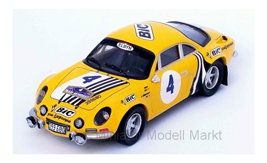 Trofeu RRGR01 Alpine Renault A110, No.4, BIC, Rallye WM, Rallye Acropolis, Siroco/M.Andriopoulos, 1976 1:43