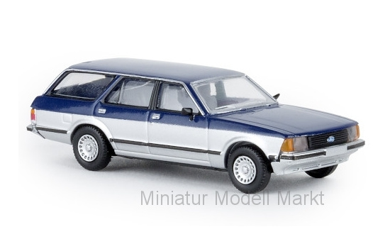 Brekina 19515 Ford Granada II Turnier, dunkelblau/silber, Sapphire, 1977 1:87