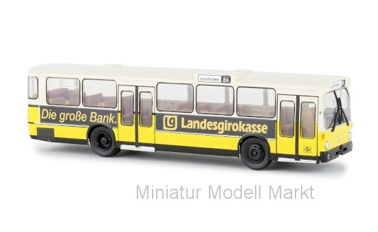 Brekina 50787 Mercedes O 305 Stadtbus, SSB - Landesgirokasse, 1972 1:87