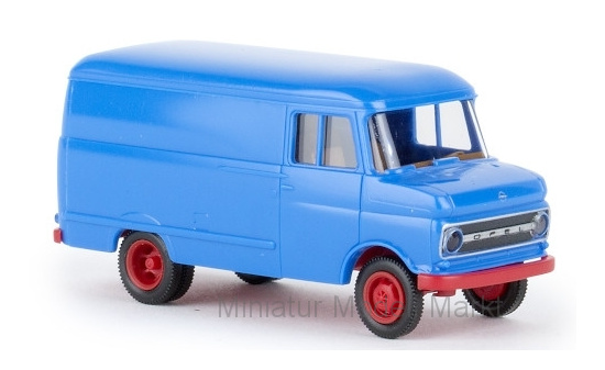 Brekina 35723 Opel Blitz Kasten B, blau, 1966 1:87