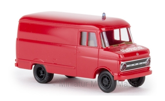 Brekina 35724 Opel Blitz Kasten B, Feuerwehr, 1966 1:87