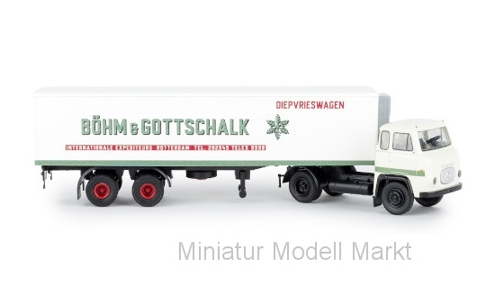 Brekina 85171 Scania LB 76 Kühlkoffer-SZ, Böhm & Gottschalk, 1965 1:87