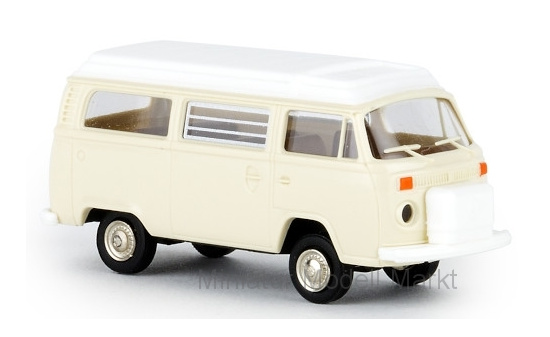 Brekina 33143 VW T2 Camper, hellbeige, mit Aufstelldach, 1972 1:87