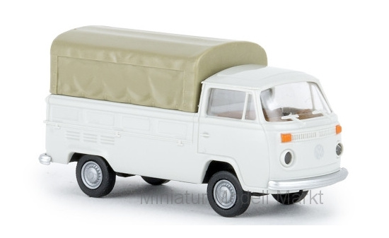 Brekina 33931 VW T2 Pritsche, hellgrau, 1972 1:87