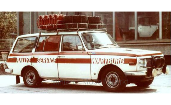 IXO RAC300X Wartburg 353 Tourist, Wartburg Rallye Team, Rallye Service, 1977 - Vorbestellung 1:43