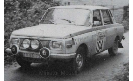 IXO RAC301 Wartburg 353 W, No.104, Wartburg Rallye Team, RAC Rallye, E.Seltmann/H.Hoffmann, 1978 - Vorbestellung 1:43