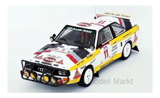 Trofeu RRDE23 Audi Sport quattro, No.11, HB Audi Team, HB, Rallye WM, Safari Rallye, S.Blomqvist/B.Cederberg, 1985 1:43