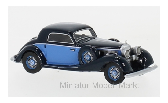 BoS-Models 87666 Mercedes 540 K Sportcoupé, dunkelblau/hellblau, 1936 1:87