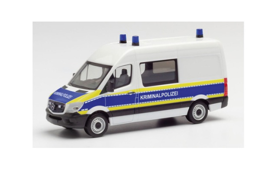 Herpa 095563 Mercedes-Benz Sprinter 13 Halbbus Kriminalpolizei Brandenburg - Vorbestellung 1:87