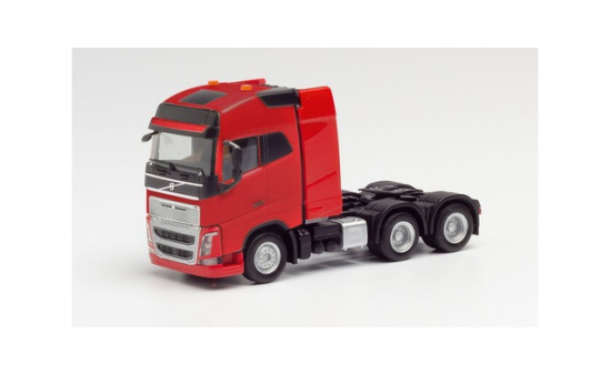 Herpa 312387 Volvo FH Gl. XL 6×4 Zugmaschine mit Schwerlastturm, rot 1:87