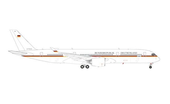 Herpa 570374 Luftwaffe Flugbereitschaft Airbus A350-900 10+03 - Vorbestellung 1:200