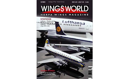 Herpa 199148 WINGSWORLD 2/2001 Das Herpa Wings Magazin - Vorbestellung 