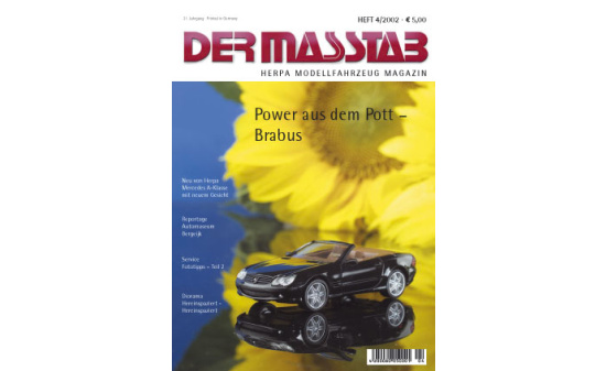 Herpa 200080 DER MASS:STAB 4/2002 Das Herpa Modellfahrzeug Magazin - Vorbestellung 