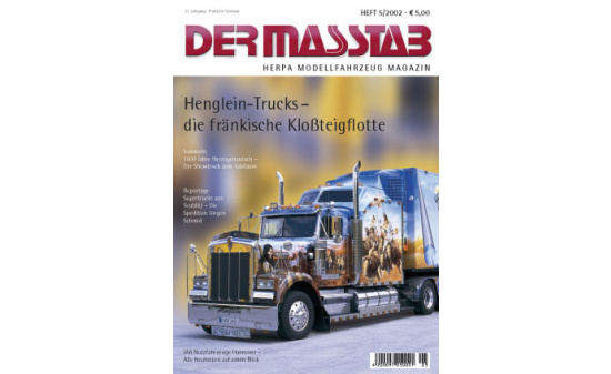 Herpa 200097 DER MASS:STAB 5/2002 Das Herpa Modellfahrzeug Magazin - Vorbestellung 