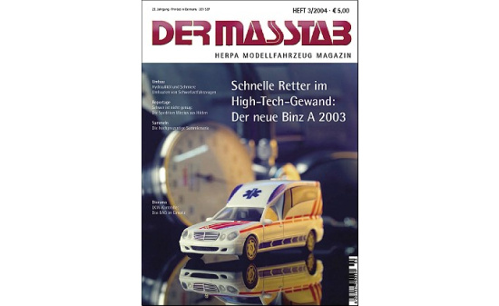 Herpa 201537 DER MASS:STAB 3/2004 Das Herpa Modellfahrzeug Magazin - Vorbestellung 
