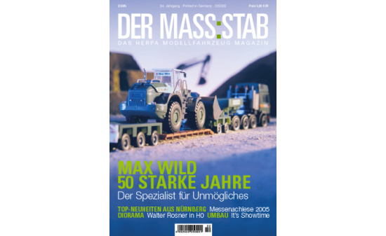 Herpa 202022 DER MASS:STAB 2/2005 Das Herpa Modellfahrzeug Magazin - Vorbestellung 