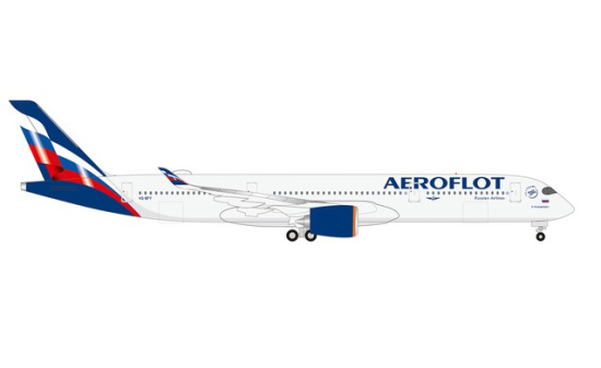 Herpa 534574 Aeroflot Airbus A350-900 VQ-BFY P. Tchaikovsky 1:500