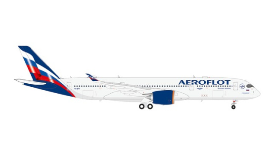 Herpa 570978 Aeroflot Airbus A350-900 VQ-BFY P. Tchaikovsky - Vorbestellung 1:200