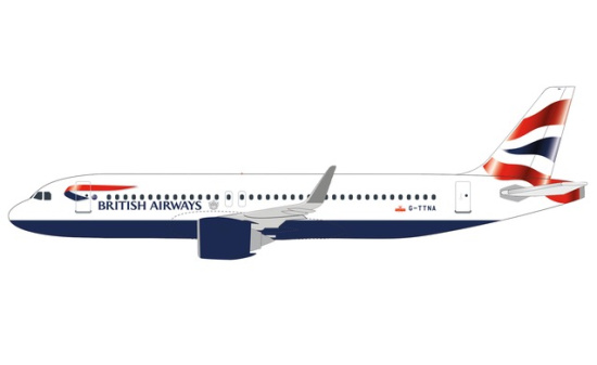Herpa 612746 British Airways Airbus A320 neo G-TTNA 1:200