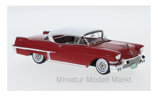 Neo 49601 Cadillac Series 62 Hardtop Coupe, rot/weiss, 1957 1:43