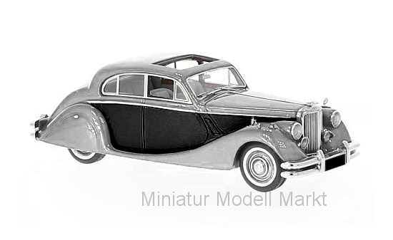 Neo 49599 Jaguar Mk V, metallic-dunkelgrau/schwarz, RHD, 1950 1:43