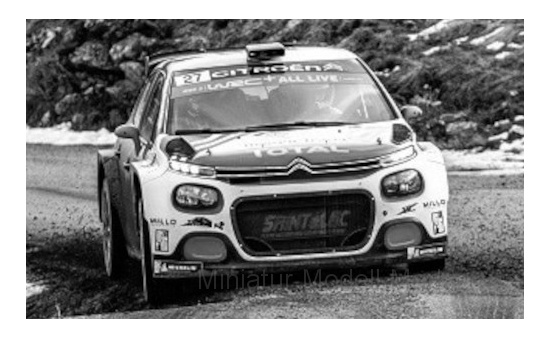 IXO RAM747 Citroen C3 R5, No.27, Rallye WM, Rally Monte Carlo , E.Camilli/X.Buresi, 2020 1:43