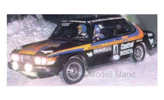IXO RAC299 Saab 99 EMS, No.4, Rallye WM, Rally Schweden, S.Blomqvist/H.Sylvan, 1977 1:43