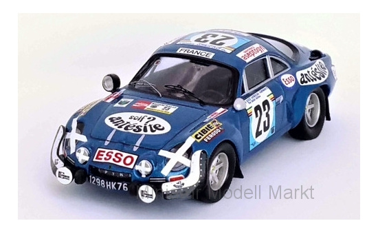 Trofeu RRFR15 Alpine Renault A110, No.23, Antesite, Rallye WM, Safari Rallye, B.Neyret/J.Terramorsi, 1975 1:43