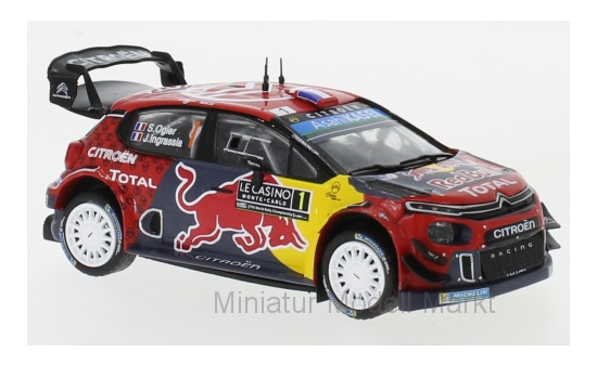 IXO RAM699 Citroen C3 WRC, No.1, Red Bull, WRC, Rallye Monte Carlo, S.Ogier/J.Ingrassia, 2019 1:43