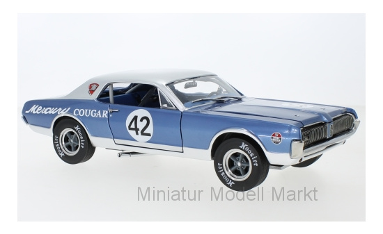 Sun Star 1584 Mercury Cougar Racing, No.42, Team Cougar, Northwoods Shelby Club, 1967 1:18
