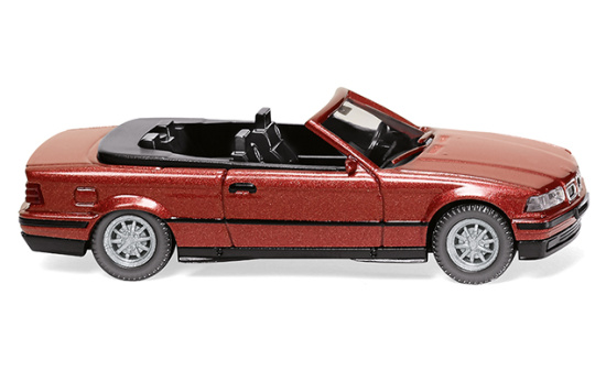 Wiking 019401 BMW 325i Cabrio - weinrot-met. 1:87