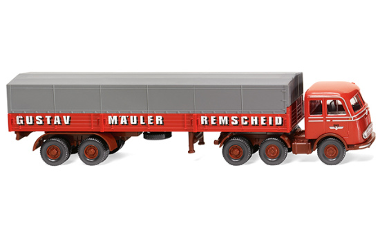 Wiking 048804 Pritschensattelzug (MB LPS333) 