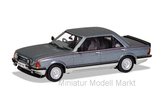 Vanguards VA12414 Ford Granada Mk II 2.8i Ghia X, metallic-grau/silber, RHD, 1983 1:43