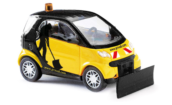 Busch 46148 Smart Fortwo 07+Schneeschieb. 1:87