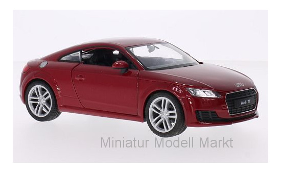 Welly 24057MET-RED Audi TT (8S), metallic-rot, 2014 1:24