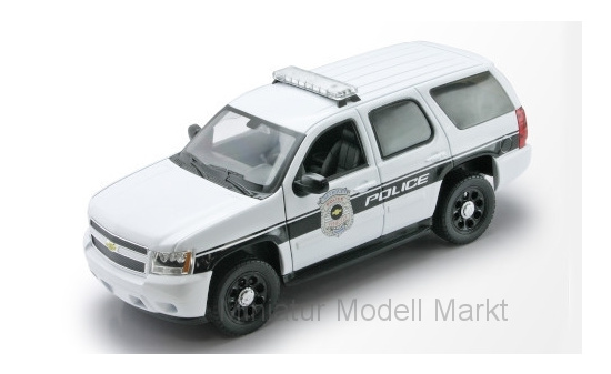 Welly 22509WP-W Chevrolet Tahoe, Chevrolet Police Vehicles, 2008 1:24
