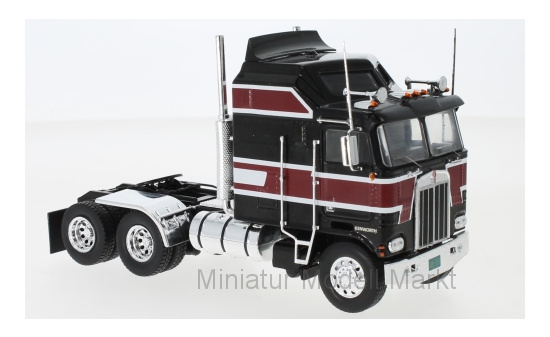 IXO TR071 Kenworth K100 Aerodyne, schwarz/dunkelrot, 1976 1:43