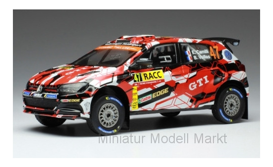 IXO RAM741 VW Polo GTI R5, No.47, Rallye WM, Rallye Catalunya, E.Camilli/B.Veillas, 2018 1:43